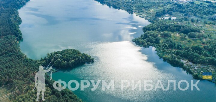 Озеро Алмазне в Києві — фото водойми та місць для рибалки